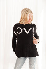 Hazel Blues® | Knit Your Love Sweater in Black - Hazel Blues®