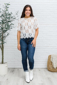 Hazel Blues® | Lace of My Heart Top - Hazel Blues®