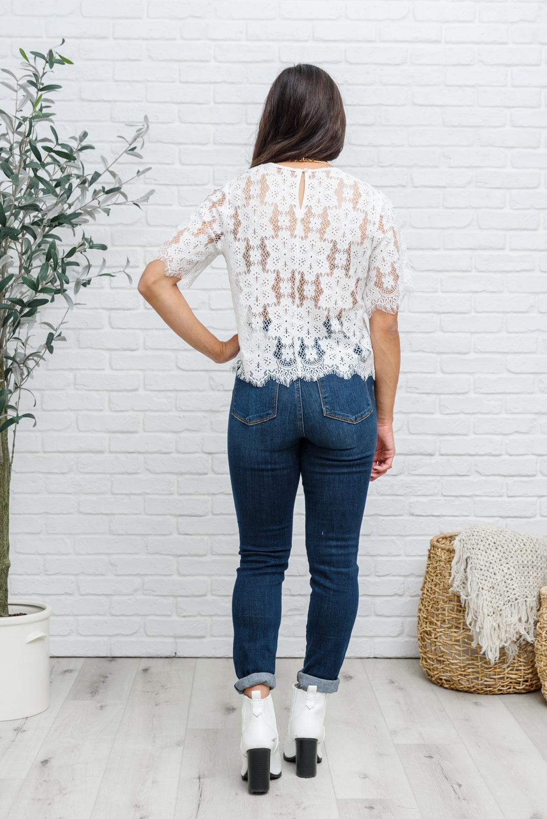 Hazel Blues® | Lace of My Heart Top - Hazel Blues®