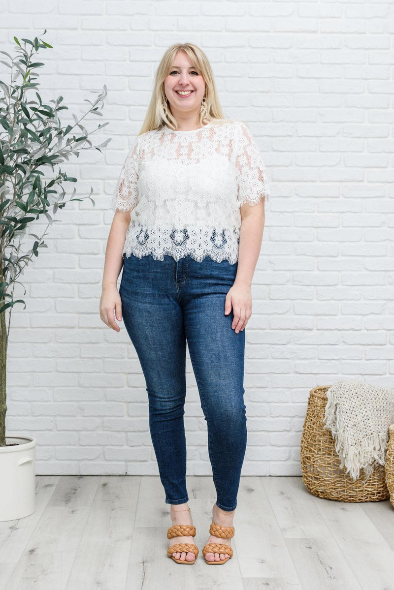 Hazel Blues® | Lace of My Heart Top - Hazel Blues®