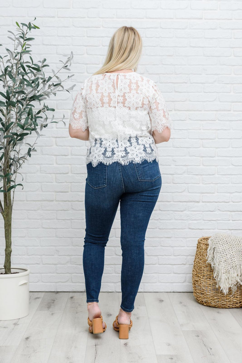 Hazel Blues® | Lace of My Heart Top - Hazel Blues®