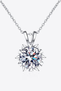 Hazel Blues® | Learning To Love 925 Sterling Silver Moissanite Pendant Necklace - Hazel Blues®