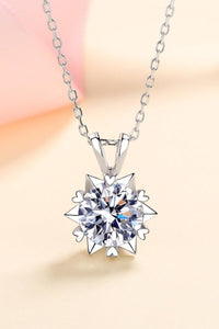 Hazel Blues® | Learning To Love 925 Sterling Silver Moissanite Pendant Necklace - Hazel Blues®