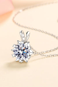 Hazel Blues® | Learning To Love 925 Sterling Silver Moissanite Pendant Necklace - Hazel Blues®