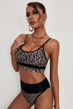 Hazel Blues® | Leopard Adjustable Strap Bikini Swimsuit - Hazel Blues®