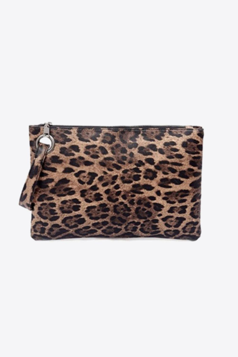 Hazel Blues® | Leopard PU Leather Clutch - Hazel Blues®