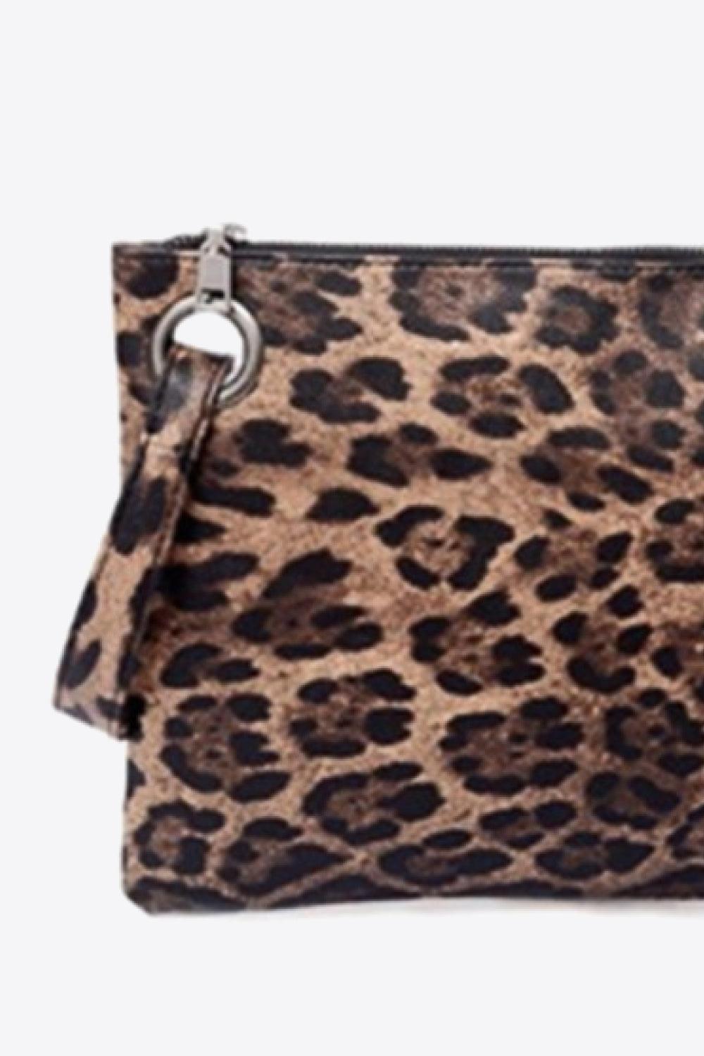 Hazel Blues® | Leopard PU Leather Clutch - Hazel Blues®