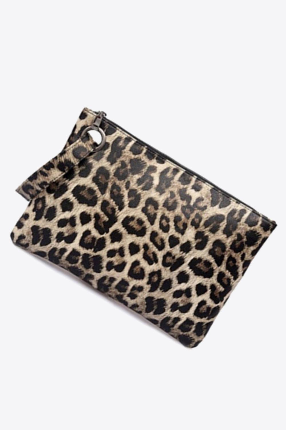 Hazel Blues® | Leopard PU Leather Clutch - Hazel Blues®