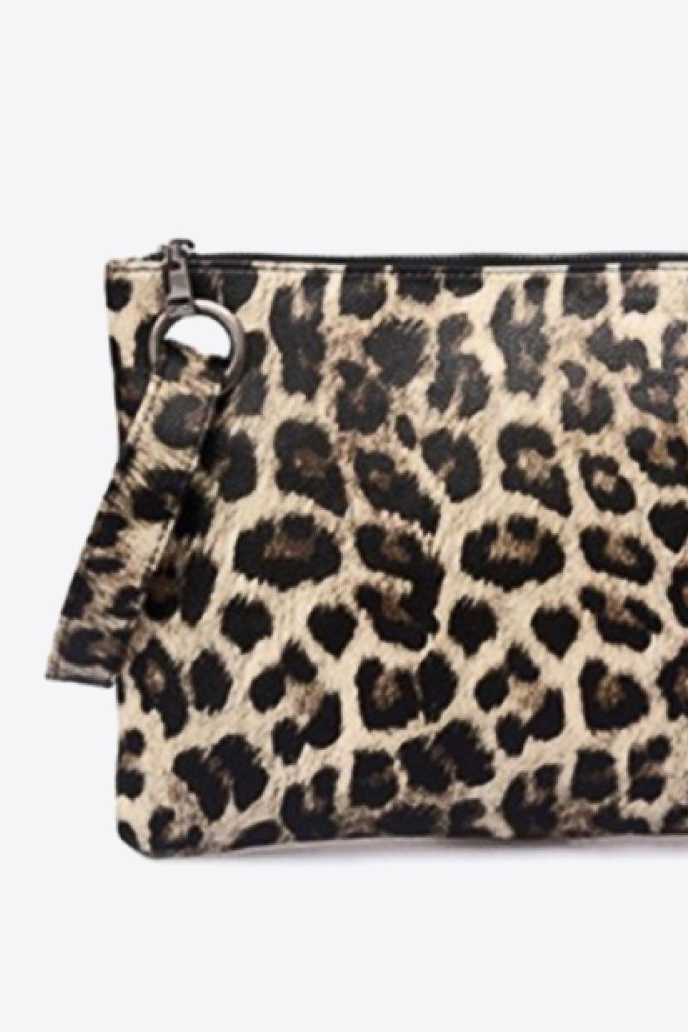 Hazel Blues® | Leopard PU Leather Clutch - Hazel Blues®