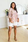 Hazel Blues® | Let's Go Boho Floral Babydoll Top - Hazel Blues®