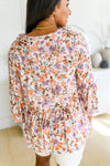 Hazel Blues® | Let's Go Boho Floral Babydoll Top - Hazel Blues®