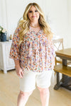 Hazel Blues® | Let's Go Boho Floral Babydoll Top - Hazel Blues®