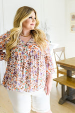 Hazel Blues® | Let's Go Boho Floral Babydoll Top - Hazel Blues®