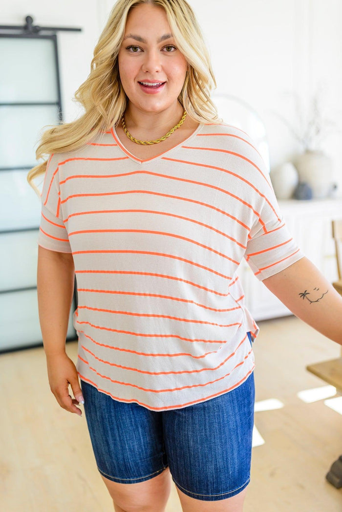 Hazel Blues® | Little Pick Me Up Striped Top - Hazel Blues®