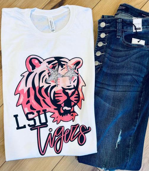Hazel Blues® | LSU Tigers Fan Wear Graphic Tee - Hazel Blues®