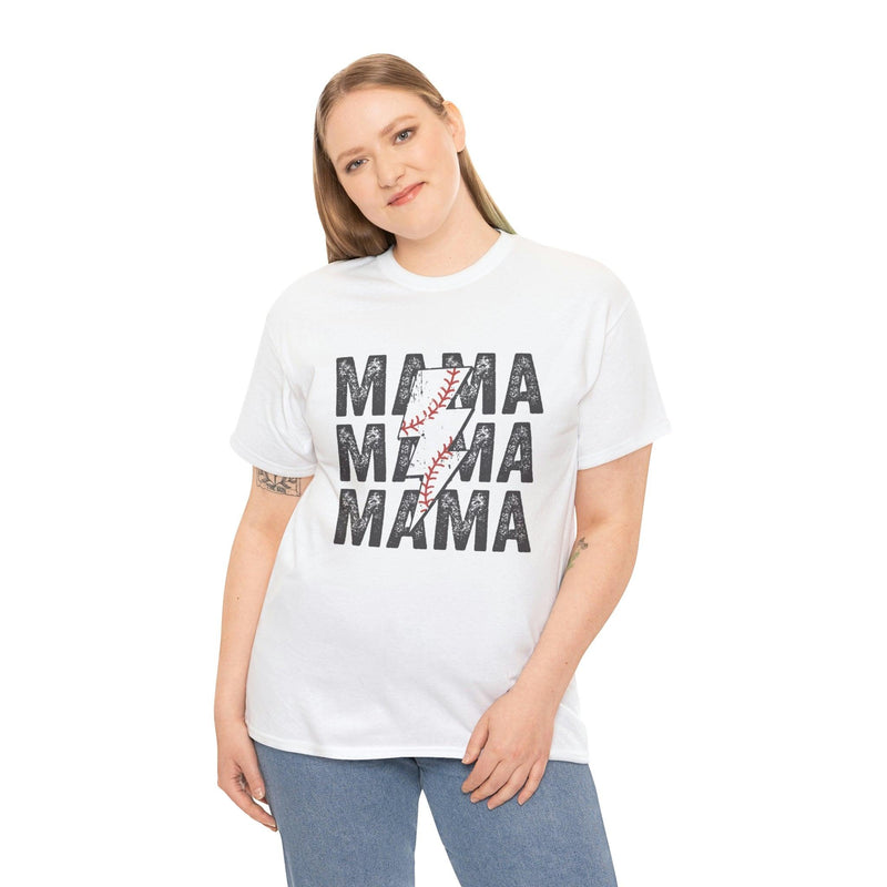 Hazel Blues® | MAMA Baseball Bolt Graphic Tee - Hazel Blues®