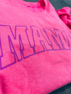 Hazel Blues® | Mama Purple Puff Crew Sweatshirt - Hazel Blues®