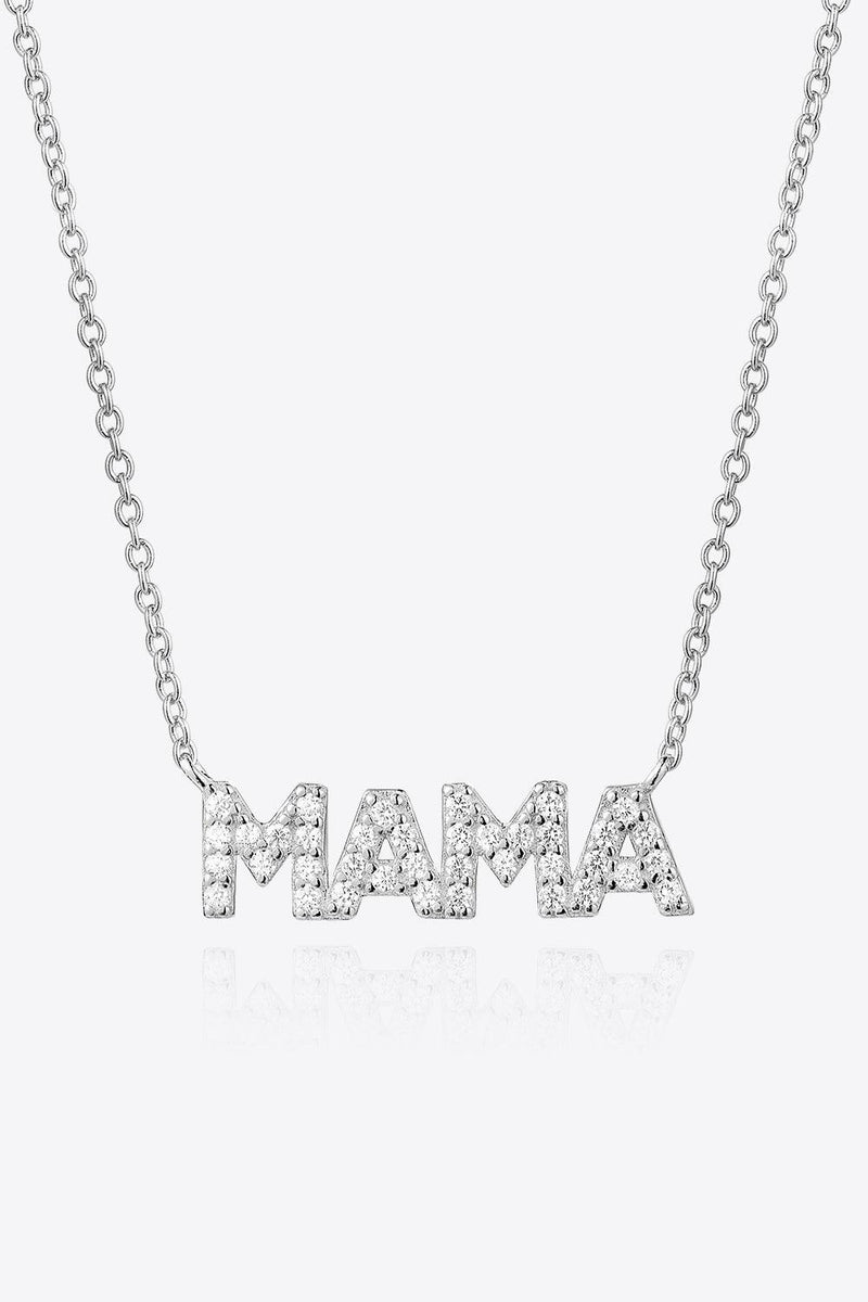 Hazel Blues® | MAMA Zircon 925 Sterling Silver Necklace - Hazel Blues®