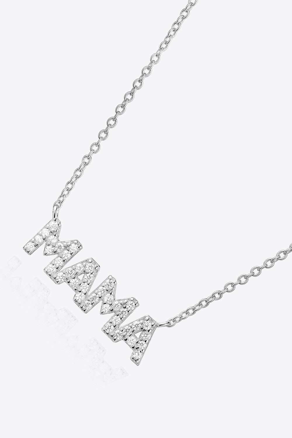 Hazel Blues® | MAMA Zircon 925 Sterling Silver Necklace - Hazel Blues®