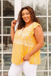 Hazel Blues® | Mellow Yellow Blouse - Hazel Blues®