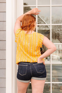 Hazel Blues® | Mellow Yellow Blouse - Hazel Blues®