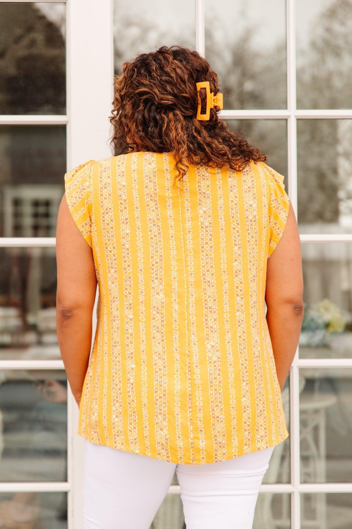 Hazel Blues® | Mellow Yellow Blouse - Hazel Blues®