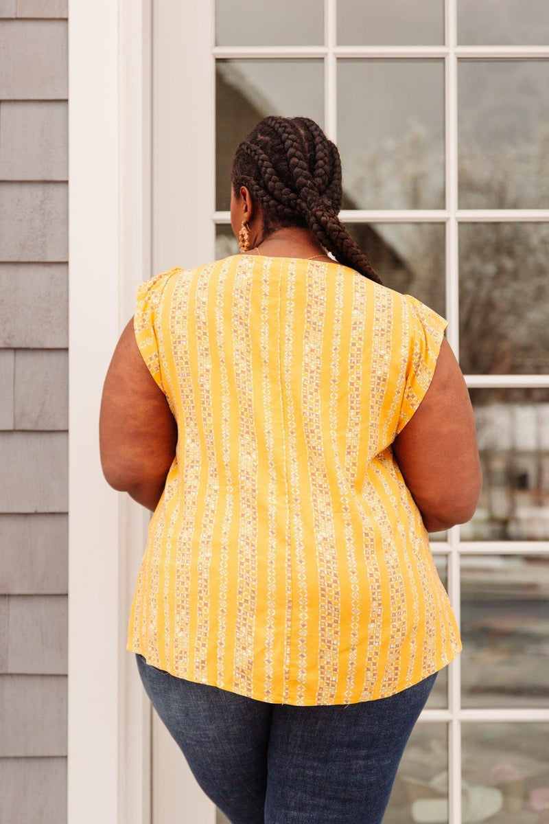 Hazel Blues® | Mellow Yellow Blouse - Hazel Blues®