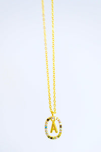 Hazel Blues® | Mi Amor Gold Dipped Initial Necklace - Hazel Blues®