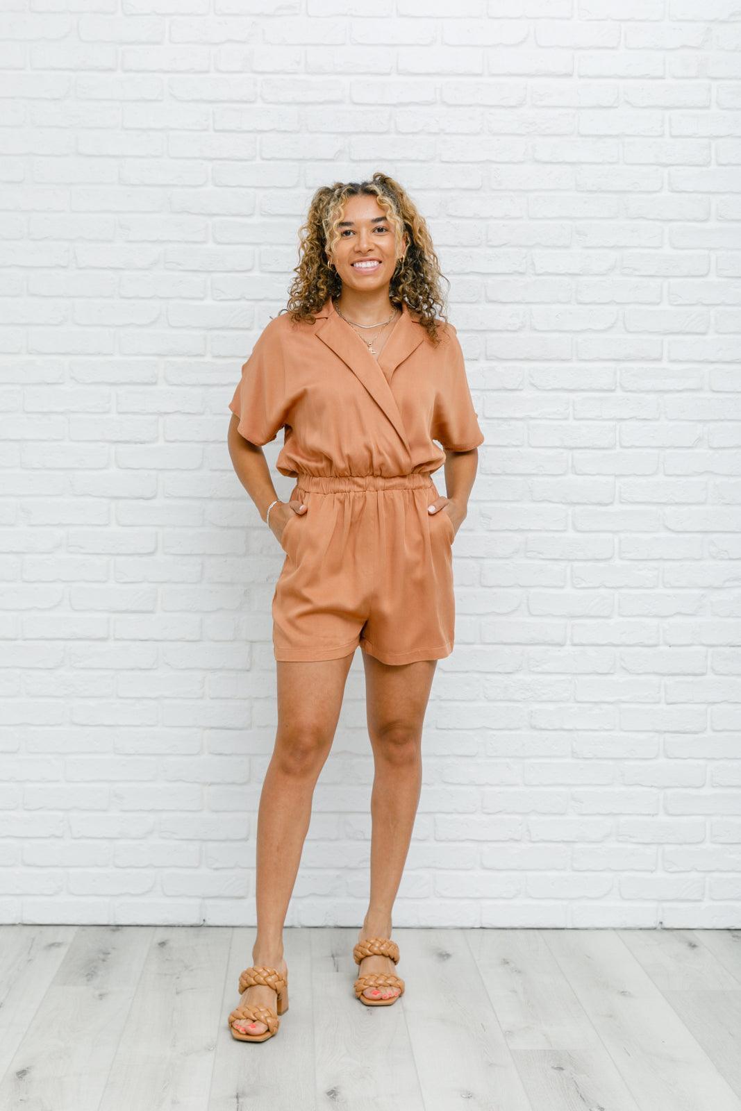 Hazel Blues® | Midtown Romper - Hazel Blues®