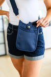 Hazel Blues® | Millie Mini Nylon Crossbody Bag in Dark Navy - Hazel Blues®