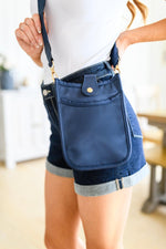 Hazel Blues® | Millie Mini Nylon Crossbody Bag in Dark Navy - Hazel Blues®