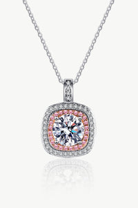 Hazel Blues® | Moissanite Geometric Pendant Necklace - Hazel Blues®