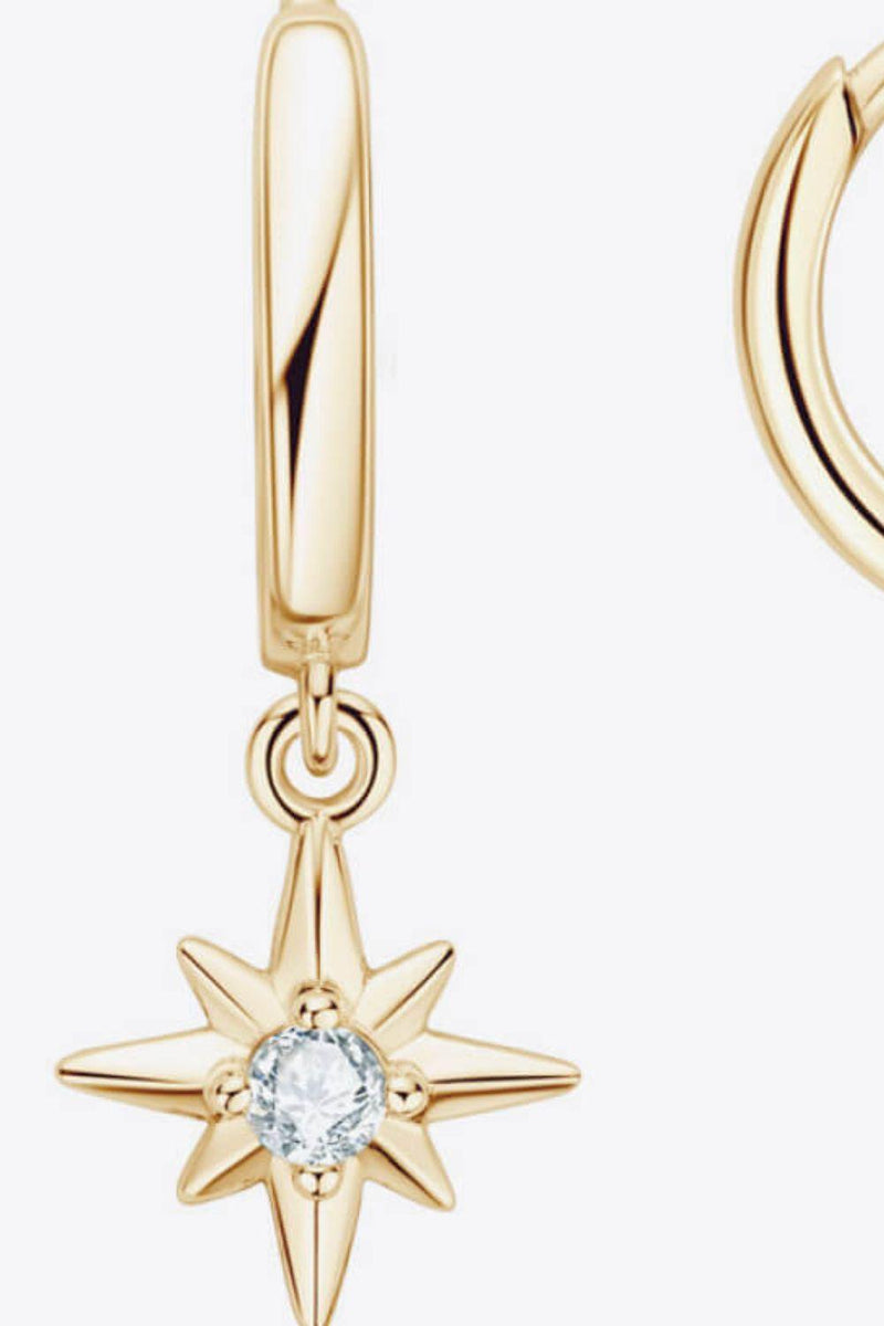 Hazel Blues® | Moissanite Star Drop Earrings - Hazel Blues®