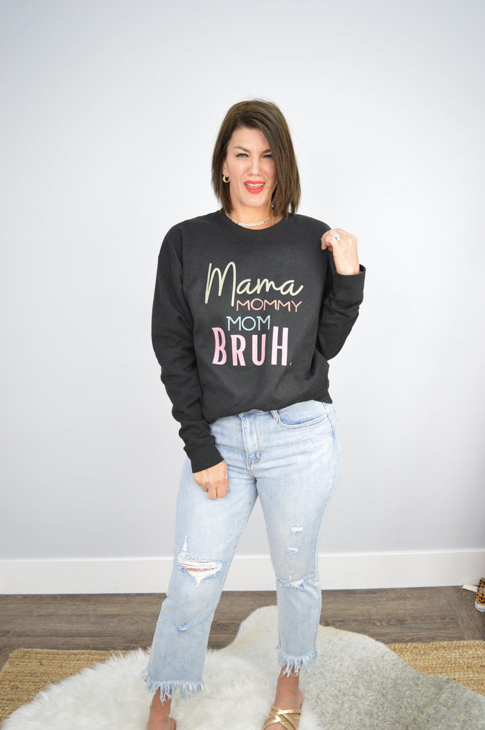 Hazel Blues® | MOMMY BRUH TRANSITION Graphic Sweatshirt - Hazel Blues®