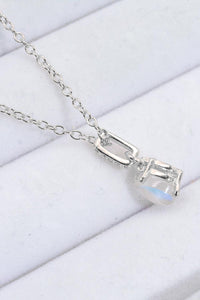 Hazel Blues® | Moonstone Teardrop Pendant Necklace - Hazel Blues®