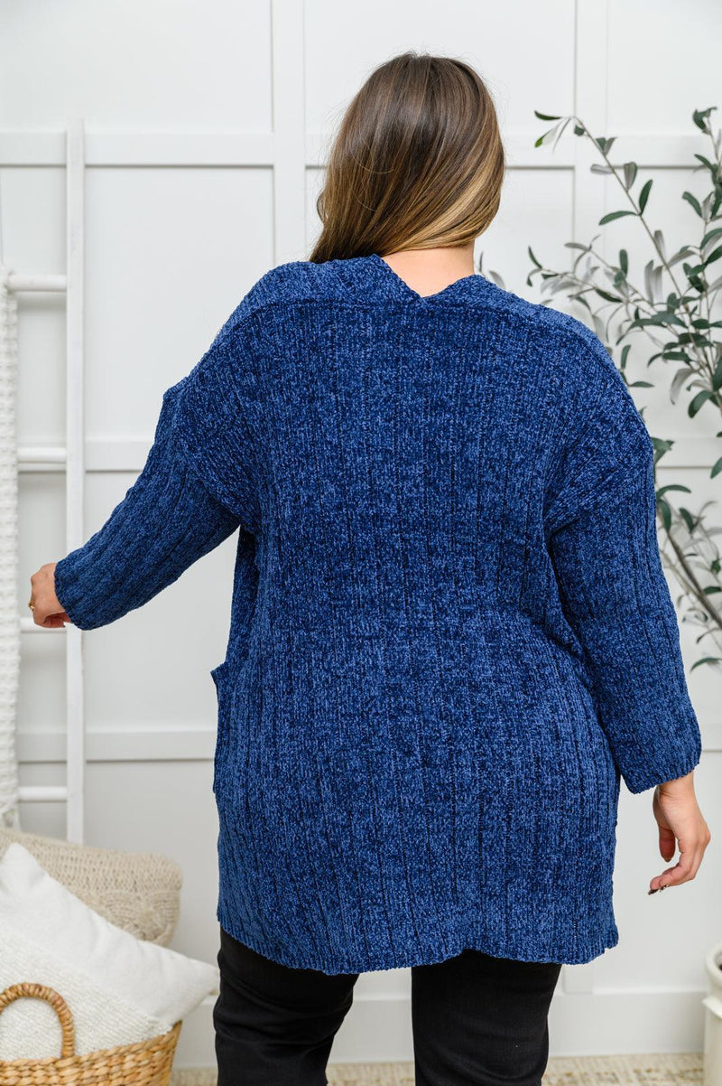 Hazel Blues® | Mountain Mornings Cardigan In Navy - Hazel Blues®