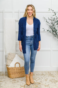 Hazel Blues® | Mountain Mornings Cardigan In Navy - Hazel Blues®