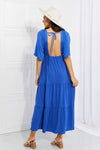 Hazel Blues® | My Muse Flare Sleeve Tiered Maxi Dress - Hazel Blues®
