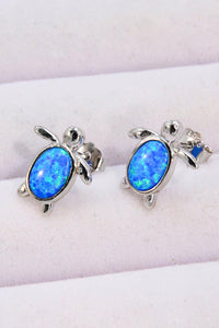 Hazel Blues® | Opal Turtle Stud Earrings - Hazel Blues®