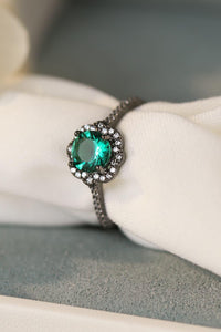 Hazel Blues® | Paraiba Tourmaline Flower Shape Ring - Hazel Blues®