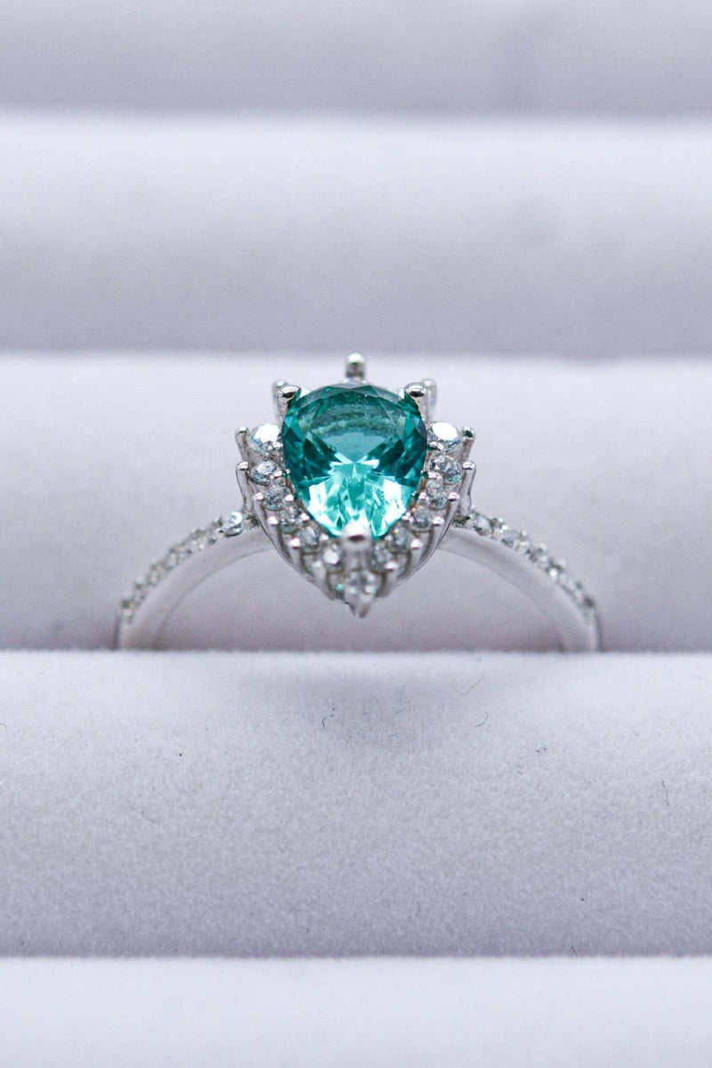 Hazel Blues® | Paraiba Tourmaline Pear Shape Ring - Hazel Blues®