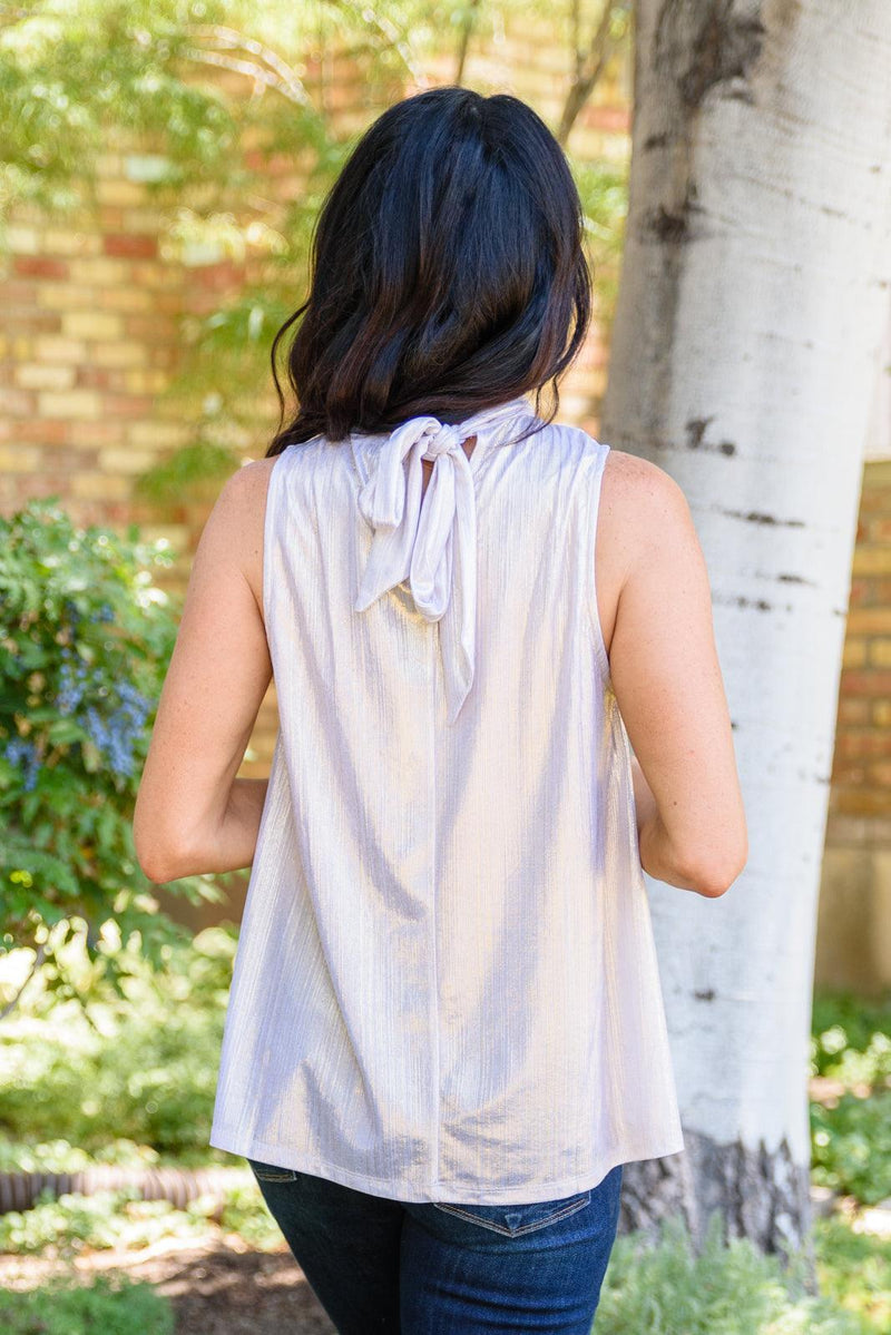 Hazel Blues® | Photo Opt Sleeveless Blouse - Hazel Blues®