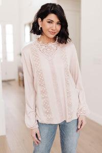 Hazel Blues® | Picture This Top In Blush - Hazel Blues®