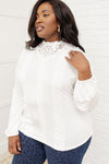 Hazel Blues® | Picture This Top In Off White - Hazel Blues®