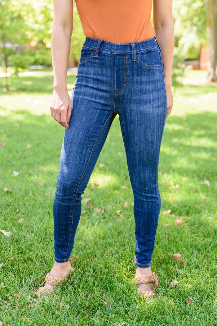 Hazel Blues® | Piper Pull-On Skinny Jeans - Hazel Blues®