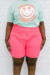 Hazel Blues® | Potential Energy Shorts in Pink - Hazel Blues®
