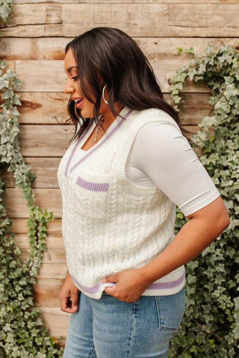 Hazel Blues® | Power Girl Sweater Vest - Hazel Blues®