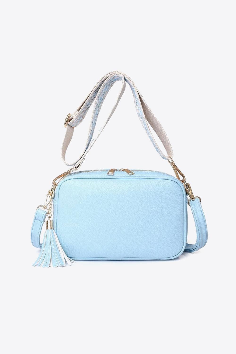 Hazel Blues® | PU Leather Tassel Crossbody Bag - Hazel Blues®