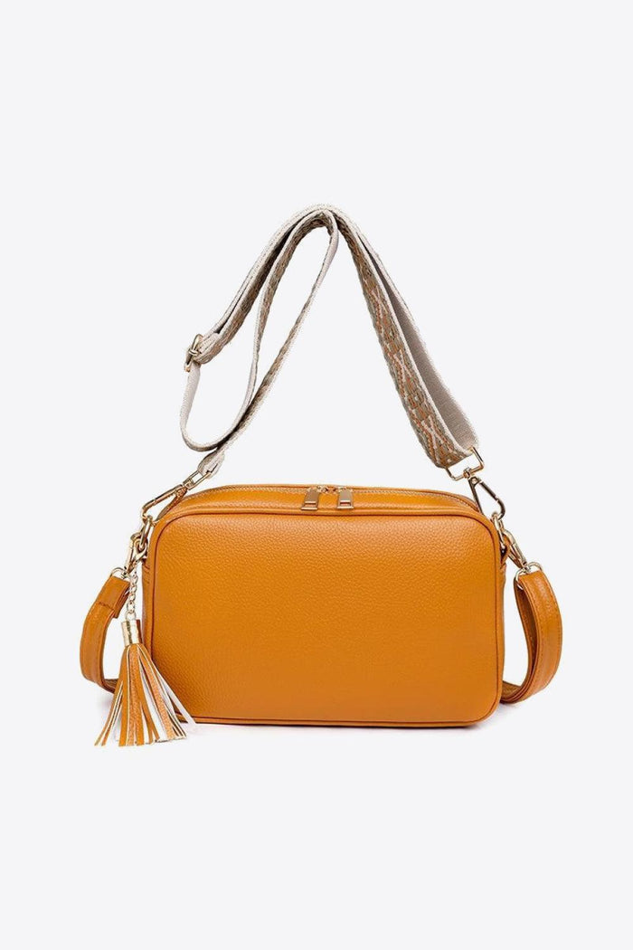 Hazel Blues® | PU Leather Tassel Crossbody Bag - Hazel Blues®