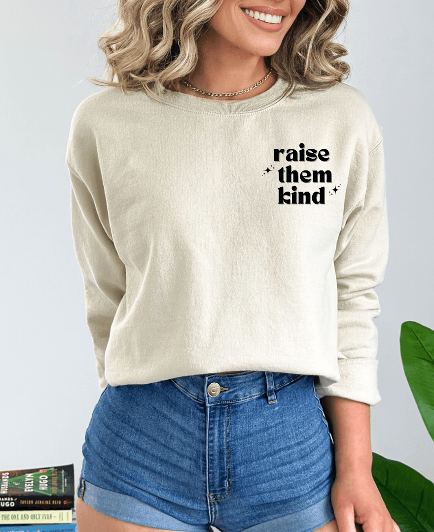 Hazel Blues® | Raise Them Kind Graphic Sweatshirt - Hazel Blues®